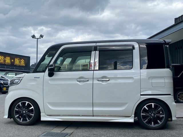 スペーシアカスタム ハイブリッドXSターボ アルパイン8インチナビ フルセグTV バックカメラ パノラマモニター ETC ブルートゥース ドライブレコーダー パドルシフト クルーズコントロール 両側パワースライドドア 社外スピーカー(12枚目)