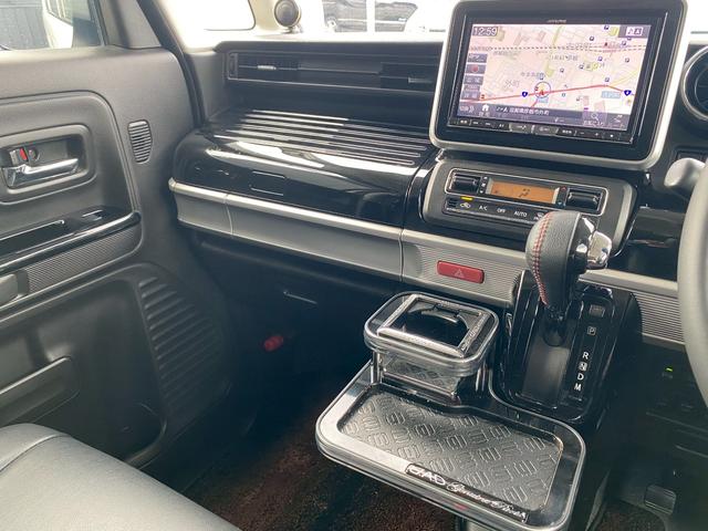 スペーシアカスタム ハイブリッドXSターボ アルパイン8インチナビ フルセグTV バックカメラ パノラマモニター ETC ブルートゥース ドライブレコーダー パドルシフト クルーズコントロール 両側パワースライドドア 社外スピーカー(23枚目)