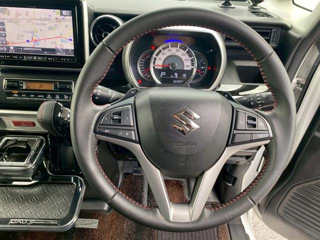 スペーシアカスタム ハイブリッドXSターボ アルパイン8インチナビ フルセグTV バックカメラ パノラマモニター ETC ブルートゥース ドライブレコーダー パドルシフト クルーズコントロール 両側パワースライドドア 社外スピーカー(27枚目)