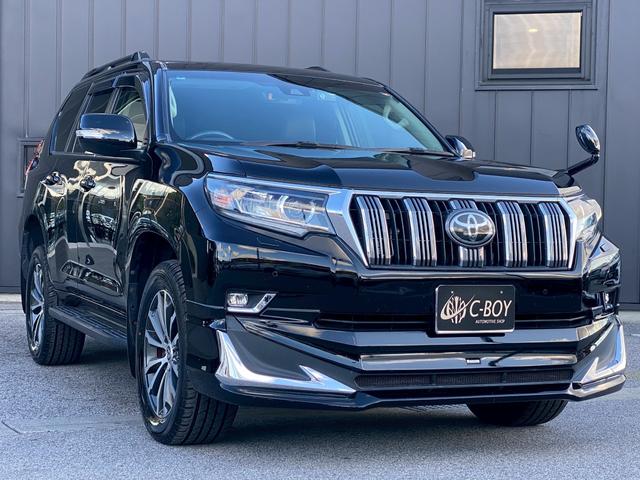 ランドクルーザープラド TX Lパッケージ 4WD アルパイン9インチナビ バックカメラ ブルートゥース サンルーフ パワーシート 寒冷地仕様 ルーフレール モデリスタエアロ OP19インチアルミ ドラレコ クルーズコントロール(7枚目)