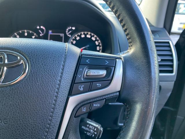 ランドクルーザープラド TX Lパッケージ 4WD アルパイン9インチナビ バックカメラ ブルートゥース サンルーフ パワーシート 寒冷地仕様 ルーフレール モデリスタエアロ OP19インチアルミ ドラレコ クルーズコントロール(32枚目)