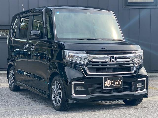 N-BOXカスタム L ワンオーナー ギャザスメモリーナビ フルセグ地デジTV ブルートゥース バックカメラ ETC車載器 前席シートヒーター 両側パワースライドドア スライドドアサンシェード ホンダセンシング USB電源(7枚目)