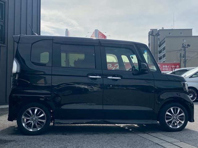 N-BOXカスタム L ワンオーナー ギャザスメモリーナビ フルセグ地デジTV ブルートゥース バックカメラ ETC車載器 前席シートヒーター 両側パワースライドドア スライドドアサンシェード ホンダセンシング USB電源(8枚目)