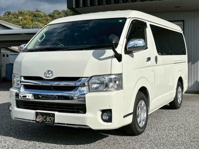 ハイエースワゴン GL 純正SDナビ ワンセグTV ブルートゥース バックカメラ AC100V電源 左側パワースライドドア ステアリングリモコン ドライブレコーダー プリクラッシュ オートエアコン リアクーラー&リアヒーター(5枚目)