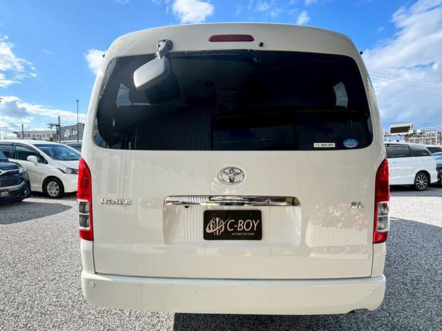 ハイエースワゴン GL 純正SDナビ ワンセグTV ブルートゥース バックカメラ AC100V電源 左側パワースライドドア ステアリングリモコン ドライブレコーダー プリクラッシュ オートエアコン リアクーラー&リアヒーター(10枚目)