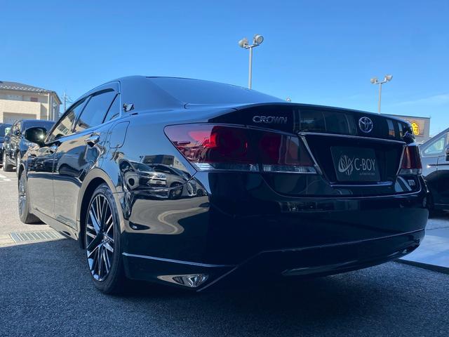 クラウンハイブリッド アスリートS ブラックスタイル 純正HDDマルチ フルセグ地デジTV ブルートゥース タッチパネルオートエアコン 本革シート&シートエアコン パワーシート クルーズコントロール クリアランスソナー 社外コンビハンドル バックカメラ(12枚目)