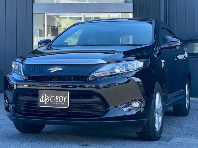 ハリアーハイブリッド エレガンス メーカーOPSDナビ フルセグ地デジTV ブルートゥース ブルーレイ再生 黒革パワーシート シートヒーター ビルトインETC バックカメラ USB&AUX入力 LEDルームランプ 4WD(5枚目)