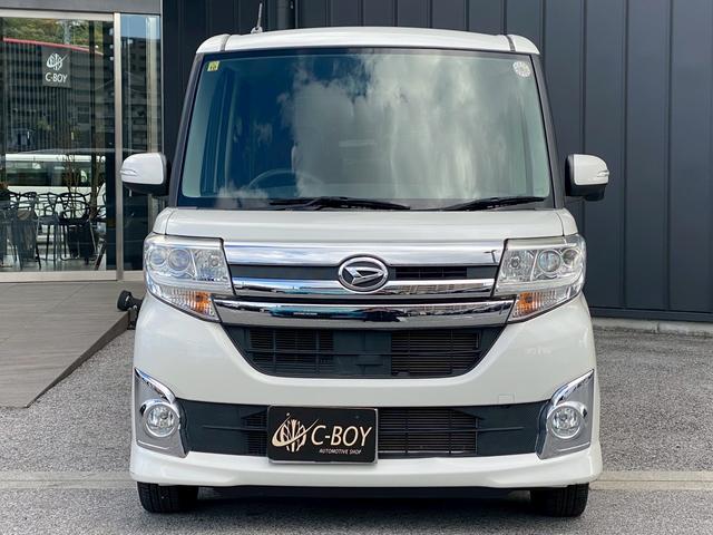 タント カスタムX AUX接続可 片側パワースライドドア フォグランプ プッシュスタート 純正CDオーディオ エコアイドル オートライト サンシェード 電格ミラー(6枚目)