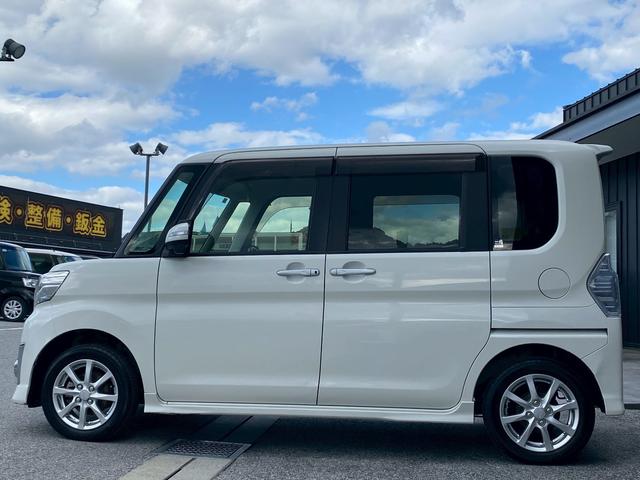 タント カスタムX AUX接続可 片側パワースライドドア フォグランプ プッシュスタート 純正CDオーディオ エコアイドル オートライト サンシェード 電格ミラー(12枚目)