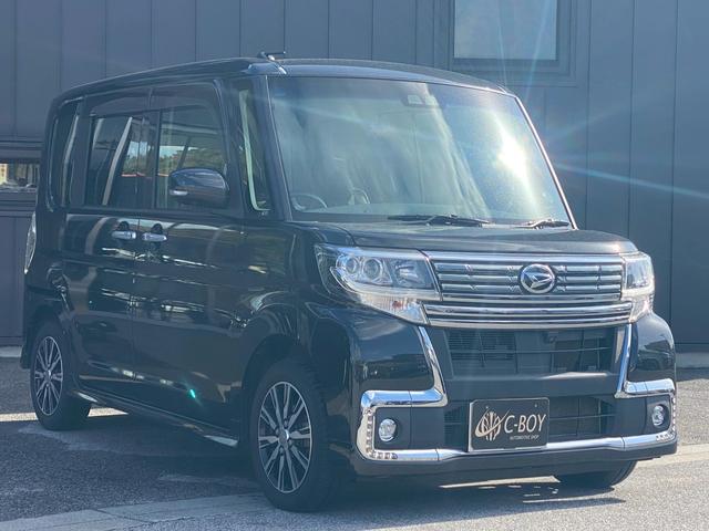 タント カスタムX トップエディションリミテッドSAIII 純正8インチSDナビ フルセグ地デジTV ブルートゥース パノラミックビューモニター ETC車載器 両側パワースライドドア ステアリングリモコン HDMI&USB入力 運転席シートヒーター(7枚目)