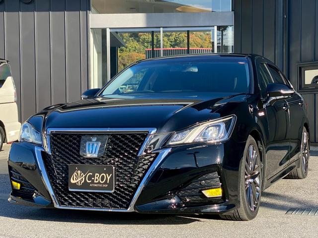 クラウンハイブリッド アスリートＳ　純正ＳＤマルチ　黒革パワーシート　シートエアコン　フルセグ地デジＴＶ　ブルートゥース　ブルーレイ再生　プリクラッシュセーフティ　レーダークルーズコントロール　ビルトインＥＴＣ　バックカメラ（5枚目）