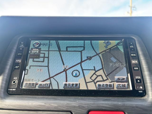ハイエースバン ロングスーパーＧＬ　純正７インチナビ　バックカメラ　ＤＶＤ再生可　社外シートカバー　フルセグＴＶ　ＥＴＣ　ＡＣ１００Ｖ　フロアカーペット　社外エアロ（19枚目）