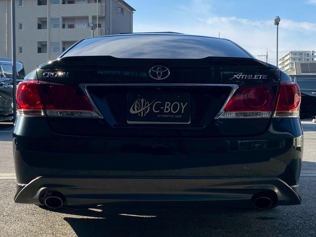 クラウン アスリートＳ　純正ナビ　フルセグＴＶ　ＴＶキット　ビルトインＥＴＣ　クルーズコントロール　車高調　モデリスタフロント・リア・エアロ　バックカメラ　ブルートゥース　パドルシフト　サンルーフ　パワーシート（10枚目）