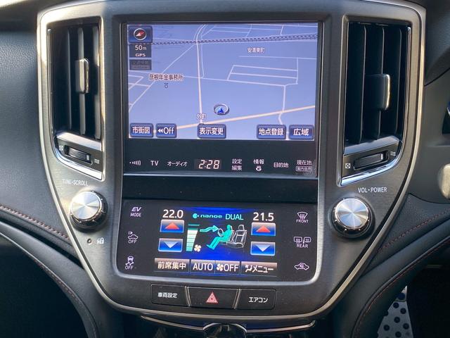 クラウンハイブリッド アスリートＳ　純正ナビ　フルセグＴＶ　ミラー型ドラレコ　ビルトインＥＴＣ　サンルーフ　バックカメラ　ブルートゥース　社外サイドカメラ　クルーズコントロール　パワーシート　４本出しマフラー（20枚目）