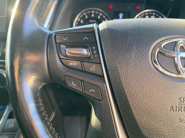 アルファード 2.5S Cパッケージ 純正10インチSDナビ フルセグ地デジTV ブルートゥース 純正フリップダウンモニター プリクラッシュセーフティ レーダークルーズコントロール バックカメラ ビルトインETC ステアリングヒーター(26枚目)
