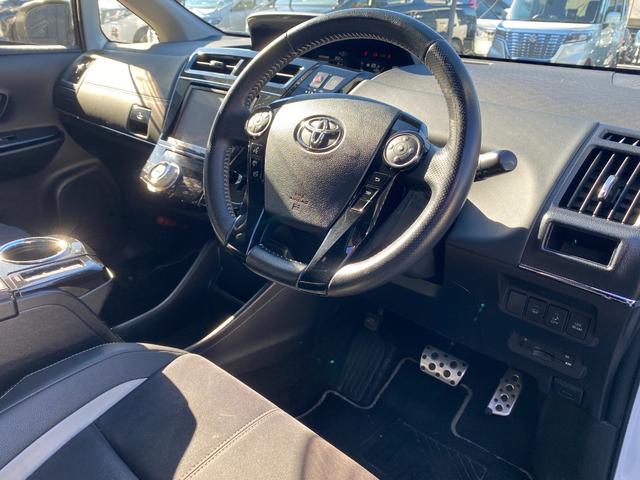 プリウスアルファ Ｓツーリングセレクション・Ｇ’ｓ　純正８インチＳＤナビ　フルセグ地デジＴＶ　ブルートゥース　ビルトインＥＴＣ　バックカメラ　ハーフレザーシート　革巻ハンドル　ＬＥＤヘッドライト　前後フォグランプ　ミラー型ドライブレコーダー（34枚目）