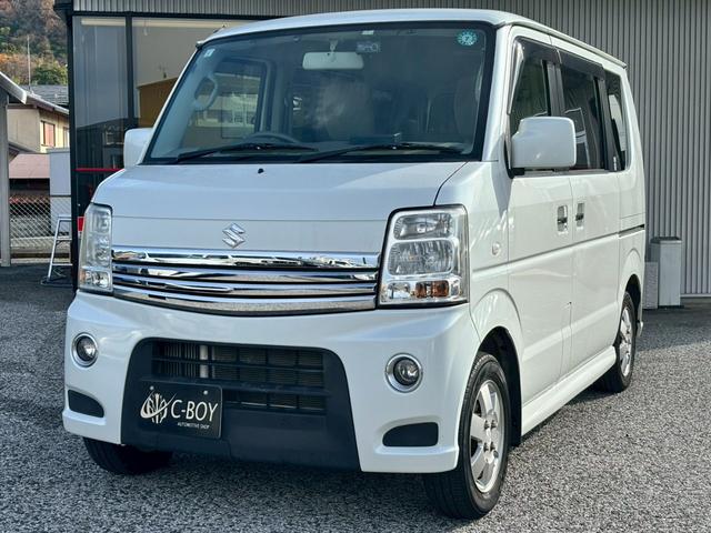 エブリイワゴン ＰＺターボ　カロッツェリアＨＤＤナビ　ＨＩＤヘッドライト　フルセグ地デジＴＶ　リアヒーター　ブルートゥース　ＥＴＣ車載器　左側パワースライドドア　オートエアコン　前後ドライブレコーダー　ターボ（5枚目）