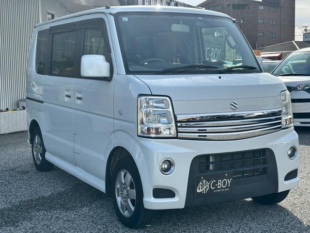 エブリイワゴン ＰＺターボ　カロッツェリアＨＤＤナビ　ＨＩＤヘッドライト　フルセグ地デジＴＶ　リアヒーター　ブルートゥース　ＥＴＣ車載器　左側パワースライドドア　オートエアコン　前後ドライブレコーダー　ターボ（7枚目）