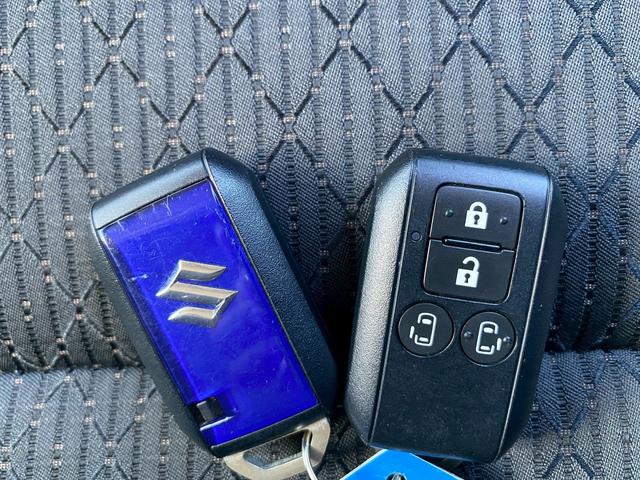 スペーシアカスタム ハイブリッドXS 純正8インチSDナビ フルセグ地デジTV ブルートゥース パノラミックビュー ステアリングリモコン ビルトインETC エマージェンシーブレーキ クリアランスソナー 両側パワースライドドア(47枚目)