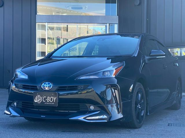 プリウス Sツーリングセレクション・ブラックエディション 純正9インチSDナビ フルセグ地デジTV ブルートゥース パノラミックビューパッケージ モデリスタエアロキット プリクラッシュセーフティ レーダークルーズコントロール ソフトレザーシート トノカバー(5枚目)