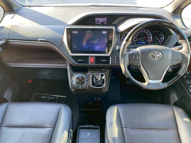 エスクァイア ハイブリッドGi アルパイン10インチナビ フルセグ地デジTV ブルートゥース バックカメラ ビルトインETC 純正エアロ ローダウン アルパインフリップダウンモニター ソフトレザーシート 置くだけ充電 シートヒーター(17枚目)