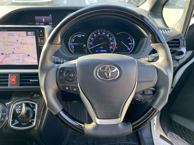 エスクァイア ハイブリッドGi アルパイン10インチナビ フルセグ地デジTV ブルートゥース バックカメラ ビルトインETC 純正エアロ ローダウン アルパインフリップダウンモニター ソフトレザーシート 置くだけ充電 シートヒーター(27枚目)