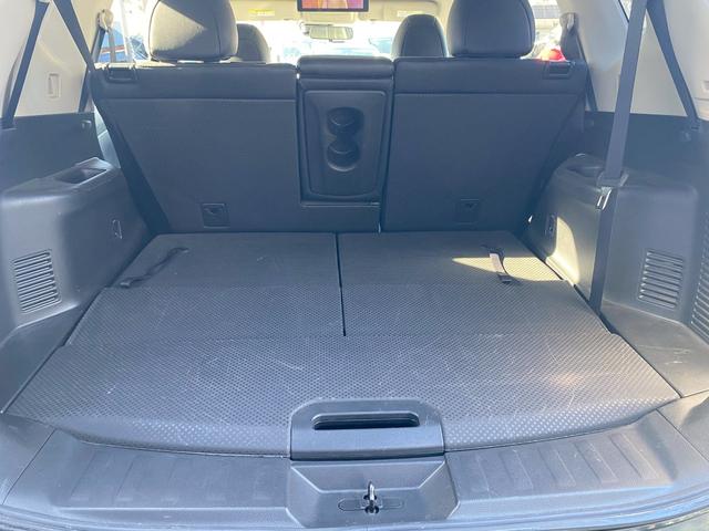 エクストレイル 20XブラクエクストリーマXエマージェンシブレーキP 純正8インチSDナビ フルセグ地デジTV ブルートゥース バックカメラ ビルトインETC カブロンシート シートヒーター 7人乗り エマージェンシーブレーキ アイドリングストップ LEDヘッドライト(14枚目)