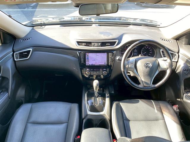 エクストレイル 20XブラクエクストリーマXエマージェンシブレーキP 純正8インチSDナビ フルセグ地デジTV ブルートゥース バックカメラ ビルトインETC カブロンシート シートヒーター 7人乗り エマージェンシーブレーキ アイドリングストップ LEDヘッドライト(16枚目)