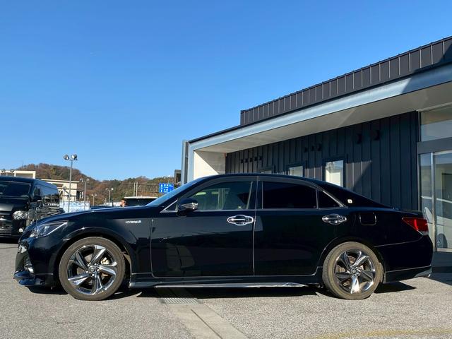 クラウンハイブリッド アスリートS 純正SDマルチ フルセグ地デジTV ブルートゥース ブルーレイ再生 ビルトインETC バックカメラ プリクラッシュセーフティ レーダークルーズコントロール サンルーフ パワーシート シートヒーター(12枚目)