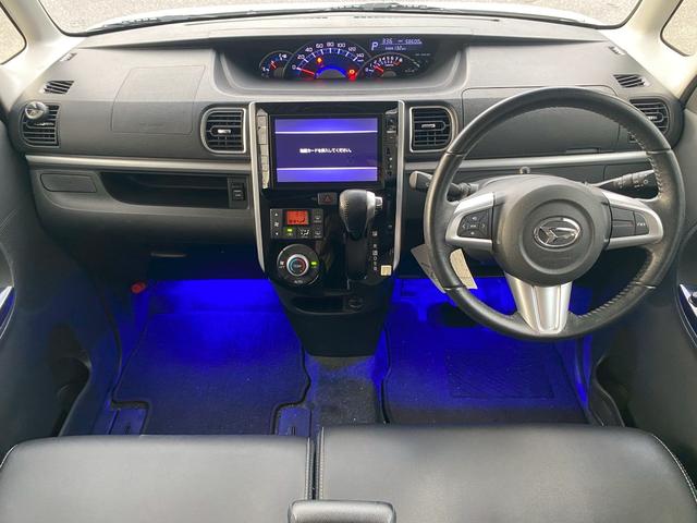 タント カスタムRS トップエディションSAIII 純正8インチナビ フルセグ地デジTV ブルートゥース HDMI&USB入力 ETC車載器 ステアリングリモコン バックカメラ LEDヘッドライト ハーフレザーシート 運転席シートヒーター(16枚目)