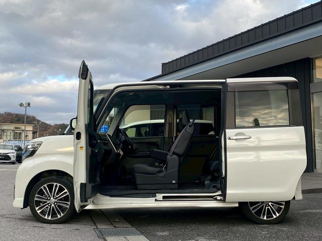 タント カスタムRS トップエディションSAIII 純正8インチナビ フルセグ地デジTV ブルートゥース HDMI&USB入力 ETC車載器 ステアリングリモコン バックカメラ LEDヘッドライト ハーフレザーシート 運転席シートヒーター(40枚目)