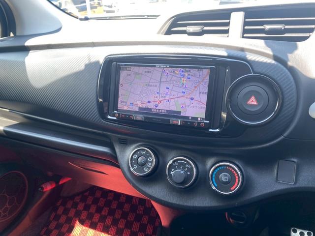 ヴィッツ RS G’s カロッツェリアナビ ETC ミッション車 地デジ ブルートゥース キーレスエントリー ディスチャージヘッドライト 社外マフラー(18枚目)