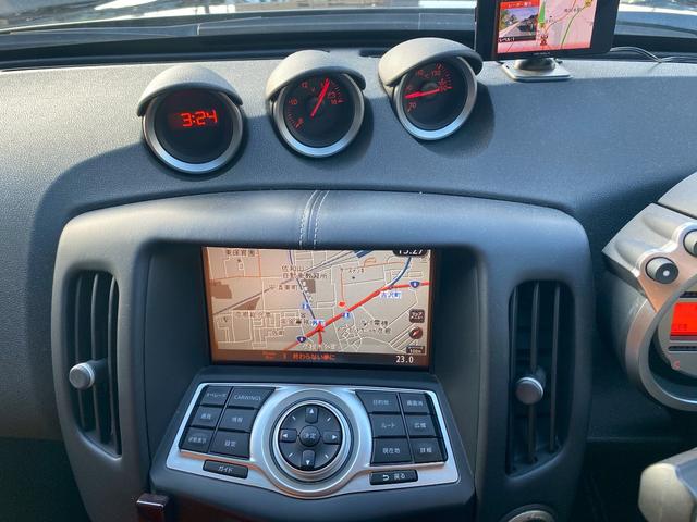 フェアレディＺ バージョンＳＴ　純正ＨＤＤナビ　フルセグ地デジＴＶ　ブルートゥースハンズフリー　パドルシフト　パワーシート　シートヒーター　ＢＯＳＥサウンドシステム　ディスチャージヘッドライト　前後ドライブレコーダー（22枚目）