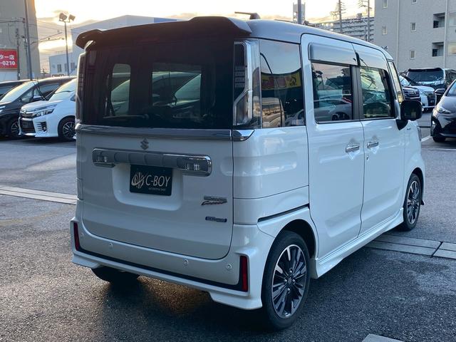 スペーシアカスタム ハイブリッドＸＳターボ　ストラーダメモリーナビ　フルセグ地デジＴＶ　ブルートゥース　全方位モニター　エマージェンシーブレーキ　レーダークルーズコントロール　運転席シートヒーター　パドルシフト　両側パワースライド（9枚目）