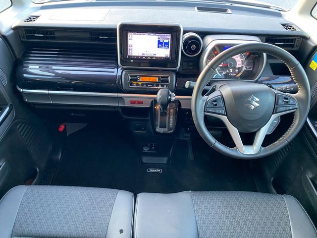 スペーシアカスタム ハイブリッドＸＳターボ　ストラーダメモリーナビ　フルセグ地デジＴＶ　ブルートゥース　全方位モニター　エマージェンシーブレーキ　レーダークルーズコントロール　運転席シートヒーター　パドルシフト　両側パワースライド（16枚目）