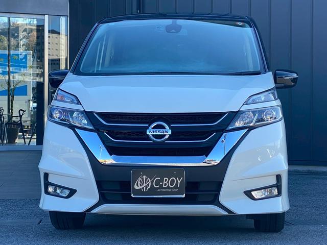 セレナ ハイウェイスター　Ｖセレクション　純正９インチＳＤナビ　フルセグ地デジＴＶ　ブルートゥース　純正フリップダウンモニター　ビルトインＥＴＣ　バックカメラ　両側パワースライドドア　アイドリングストップ　エマージェンシーブレーキ　ＴＶキット（6枚目）