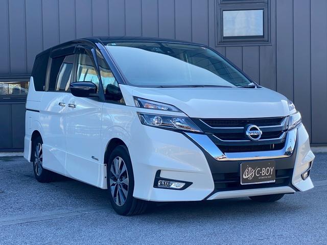 セレナ ハイウェイスター　Ｖセレクション　純正９インチＳＤナビ　フルセグ地デジＴＶ　ブルートゥース　純正フリップダウンモニター　ビルトインＥＴＣ　バックカメラ　両側パワースライドドア　アイドリングストップ　エマージェンシーブレーキ　ＴＶキット（7枚目）