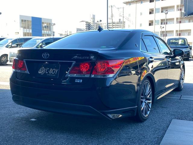 クラウンハイブリッド アスリートS 黒革エアーシート 純正HDDマルチ サンルーフ ビルトインETC バックカメラ プリクラッシュセーフティ レーダークルーズコントロール フルセグ地デジTV ブルートゥース クリアランスソナー(9枚目)