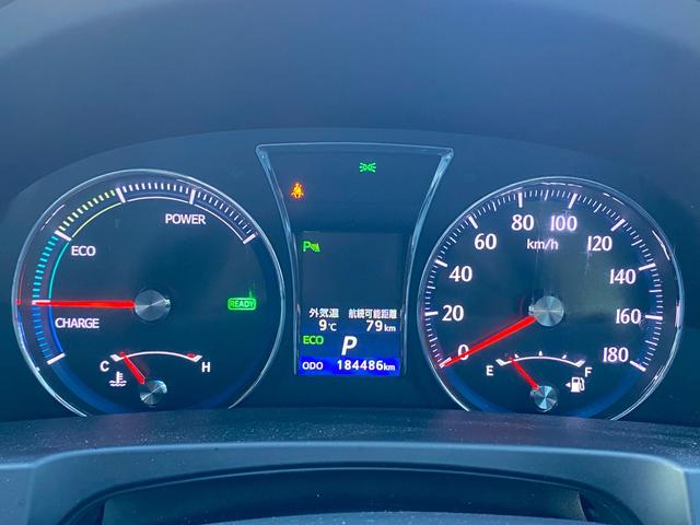 クラウンハイブリッド アスリートS 黒革エアーシート 純正HDDマルチ サンルーフ ビルトインETC バックカメラ プリクラッシュセーフティ レーダークルーズコントロール フルセグ地デジTV ブルートゥース クリアランスソナー(17枚目)