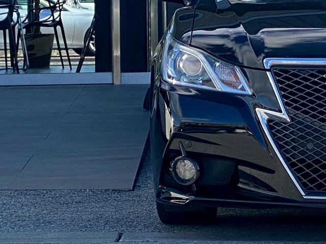 クラウンハイブリッド アスリートS 黒革エアーシート 純正HDDマルチ サンルーフ ビルトインETC バックカメラ プリクラッシュセーフティ レーダークルーズコントロール フルセグ地デジTV ブルートゥース クリアランスソナー(45枚目)