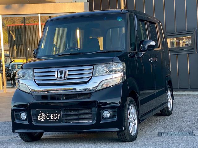 Ｎ－ＢＯＸカスタム Ｇ・Ｌパッケージ　純正メモリーナビ　ワンセグＴＶ　バックカメラ　ＥＴＣ車載器　両側パワースライドドア　ディスチャージヘッドライト　スマートキー＆プッシュスタート　純正１４インチアルミ　純正フリップダウンモニター（5枚目）