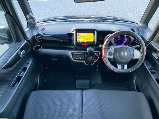 Ｎ－ＢＯＸカスタム Ｇ・Ｌパッケージ　純正メモリーナビ　ワンセグＴＶ　バックカメラ　ＥＴＣ車載器　両側パワースライドドア　ディスチャージヘッドライト　スマートキー＆プッシュスタート　純正１４インチアルミ　純正フリップダウンモニター（15枚目）