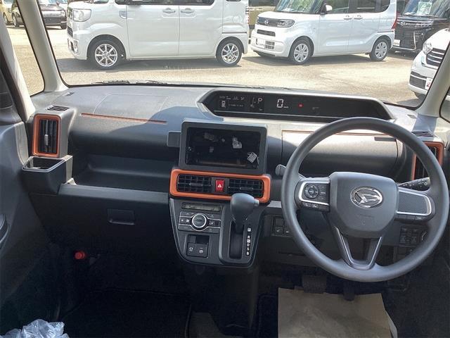 タント ファンクロス バックカメラ 両側電動スライドドア クリアランスソナー 衝突被害軽減システム LEDヘッドランプ ヘッドライトウォッシャー スマートキー アイドリングストップ 電動格納ミラー シートヒーター CVT(5枚目)