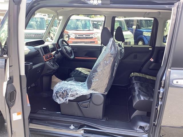 タント ファンクロス バックカメラ 両側電動スライドドア クリアランスソナー 衝突被害軽減システム LEDヘッドランプ ヘッドライトウォッシャー スマートキー アイドリングストップ 電動格納ミラー シートヒーター CVT(13枚目)