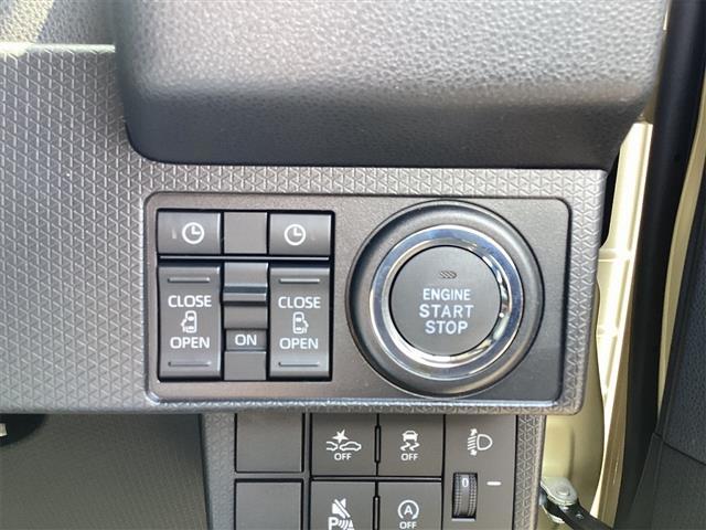 タント ファンクロスターボ　バックカメラ　両側電動スライドドア　クリアランスソナー　衝突被害軽減システム　オートライト　ＬＥＤヘッドランプ　スマートキー　アイドリングストップ　電動格納ミラー　シートヒーター　ベンチシート　ＣＶＴ（7枚目）