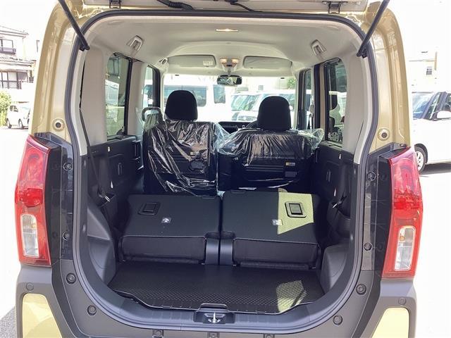 タント ファンクロスターボ　バックカメラ　両側電動スライドドア　クリアランスソナー　衝突被害軽減システム　オートライト　ＬＥＤヘッドランプ　スマートキー　アイドリングストップ　電動格納ミラー　シートヒーター　ベンチシート　ＣＶＴ（21枚目）