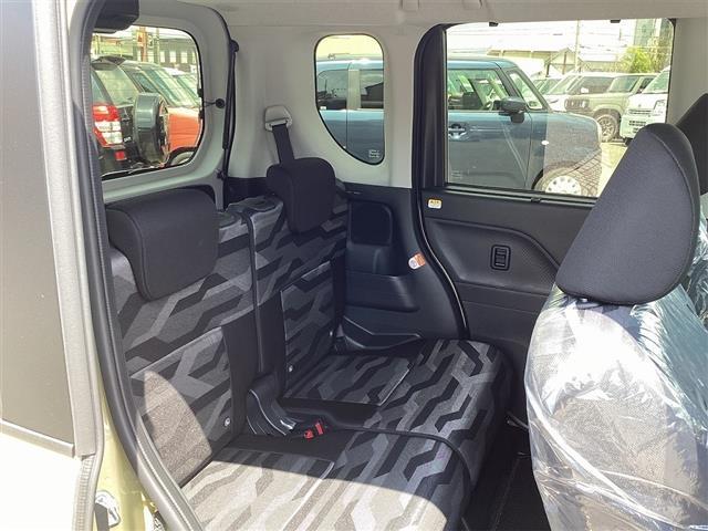 タント ファンクロスターボ　バックカメラ　両側電動スライドドア　クリアランスソナー　衝突被害軽減システム　オートライト　ＬＥＤヘッドランプ　スマートキー　アイドリングストップ　電動格納ミラー　シートヒーター　ベンチシート　ＣＶＴ（25枚目）