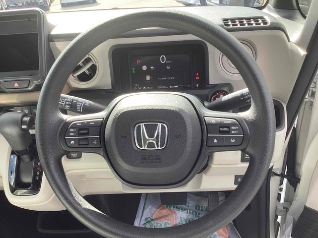 N-BOX ベースグレード バックカメラ 両側スライド・片側電動 クリアランスソナー オートクルーズコントロール レーンアシスト オートライト スマートキー アイドリングストップ 電動格納ミラー シートヒーター ベンチシート(23枚目)