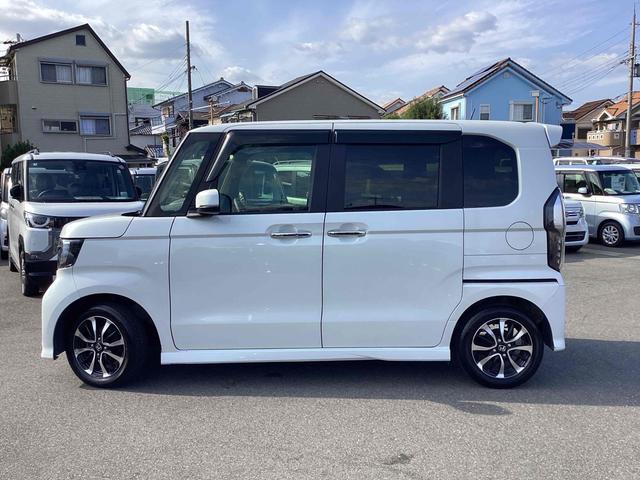 Ｎ－ＢＯＸカスタム Ｇ・Ｌホンダセンシング　ＥＴＣ　バックカメラ　両側スライド・片側電動　ナビ　ＴＶ　クリアランスソナー　レーンアシスト　衝突被害軽減システム　スマートキー　アイドリングストップ　電動格納ミラー　ベンチシート　ＣＶＴ　ＥＳＣ（16枚目）