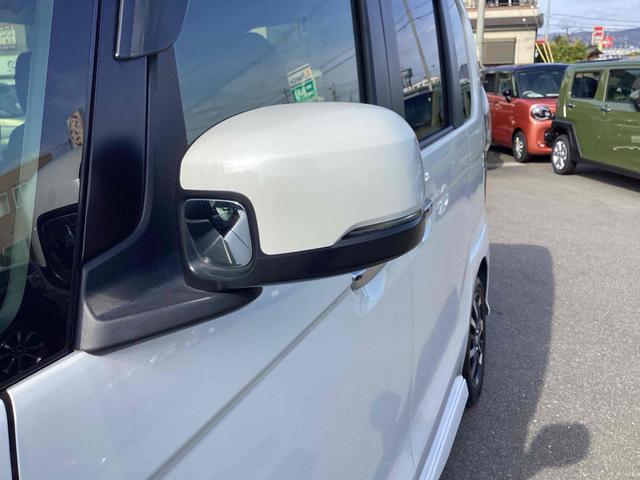 Ｎ－ＢＯＸカスタム Ｇ・Ｌホンダセンシング　ＥＴＣ　バックカメラ　両側スライド・片側電動　ナビ　ＴＶ　クリアランスソナー　レーンアシスト　衝突被害軽減システム　スマートキー　アイドリングストップ　電動格納ミラー　ベンチシート　ＣＶＴ　ＥＳＣ（25枚目）